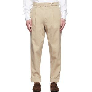 OFFICINE GÉNÉRALE Beige Hugo Trousers